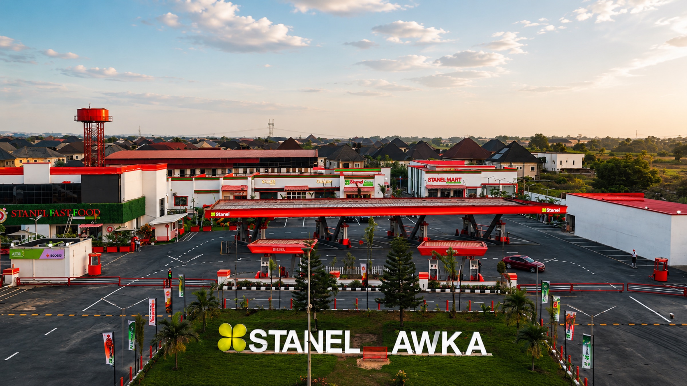 Stanel Awka mega-centre aerial view
